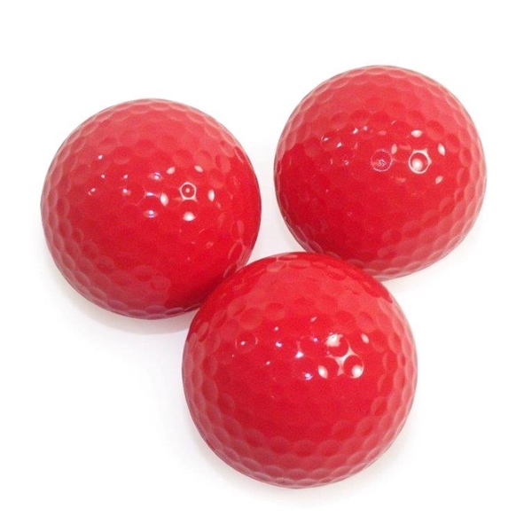 Colored Golf Balls - Red