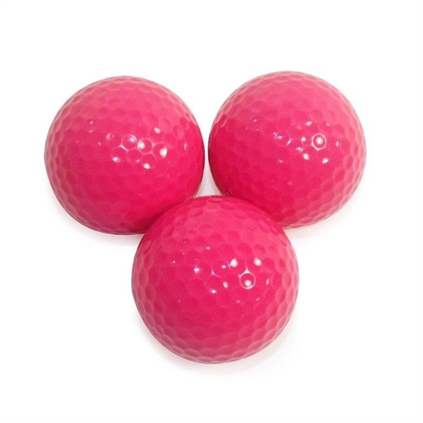 Colored Golf Balls - Pink