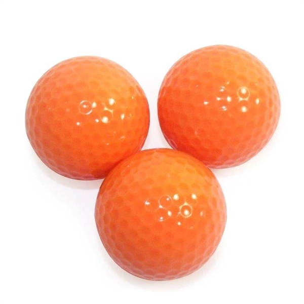 Colored Golf Balls - Orange