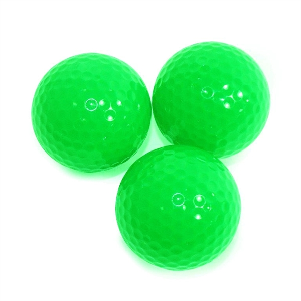 Colored Golf Balls - Neon Green