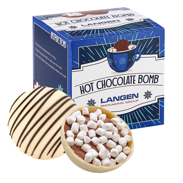 Hot Chocolate Bomb Gift Box - Original Classic White