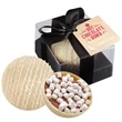 Hot Chocolate Bomb with Hang Tag- Deluxe White Choc. Crystal