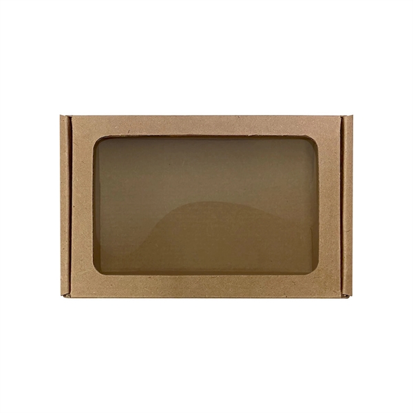 4" x 6" Cardboard Box with Window Lid