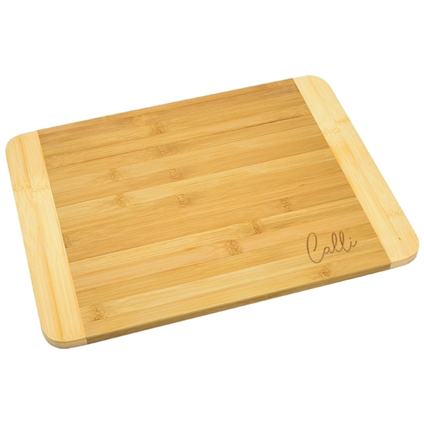 Home Basics® Two Tone Bamboo Cutting Board 12"x16