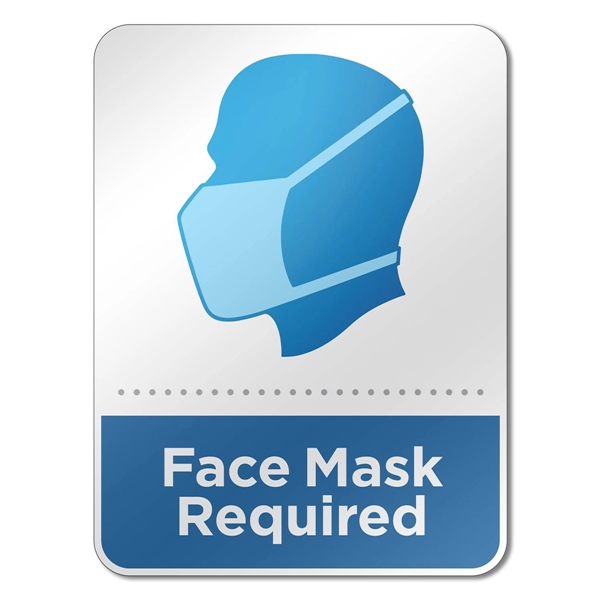 6" x 8" Face Mask Wall Sign