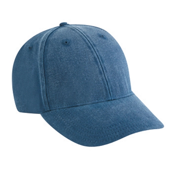 Garment Washed Pigment Dyed Cotton Twill 6 Panel Dad Hat