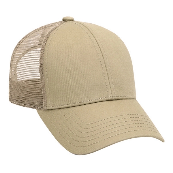 Superior Cotton Twill 6 Panel Mesh Back Trucker Hat