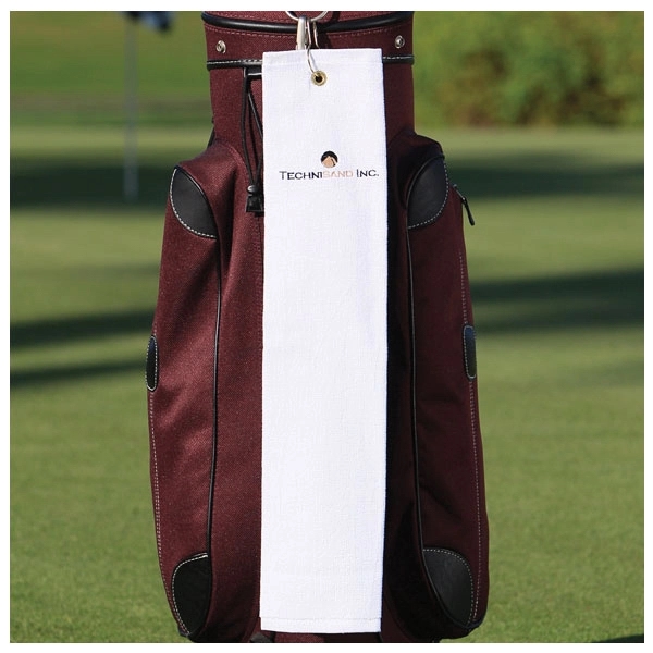 Jewel Collection Golf Towel - White