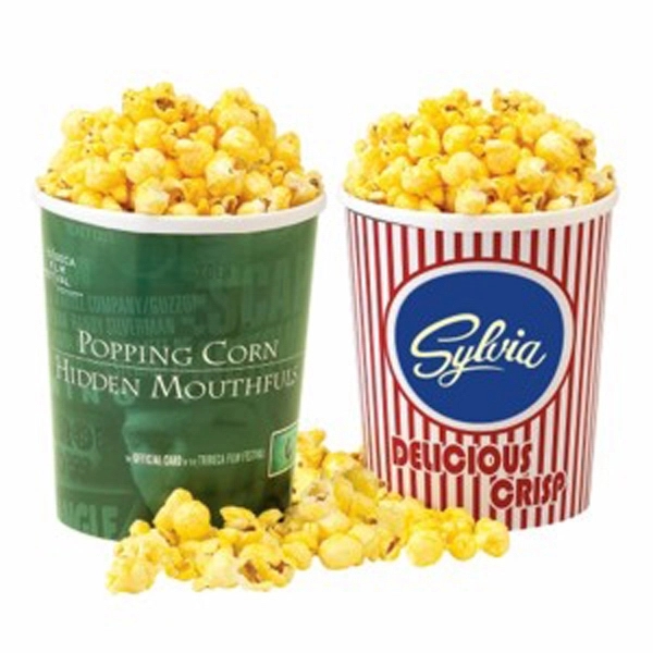 Movie Theatre Tub / Butter Popcorn With Lid