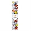 Large Tube with Clear Cap / Chocolate Sport Balls
