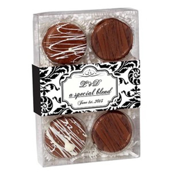 6 Pack Elegant Chocolate Covered Oreo® Gift Box