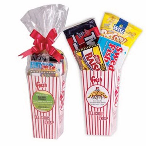 Movie Snack Box with Cello Bag & Bow