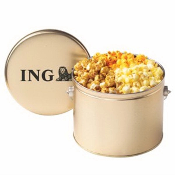 Half Gallon Tin / 3 Way Popcorn