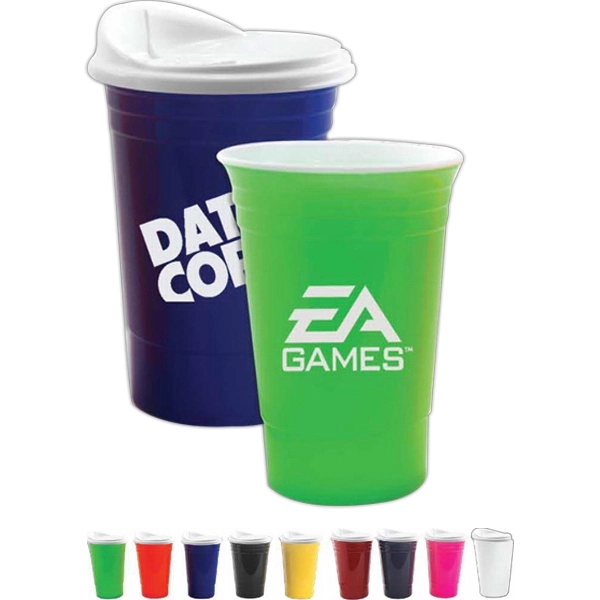 16 oz double wall insulated party cup