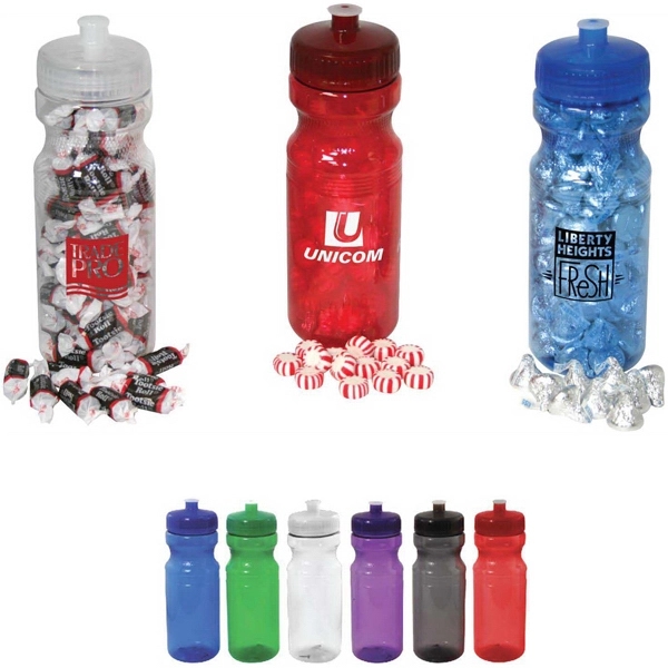 24 oz sport bottle filled with Starlight Mints