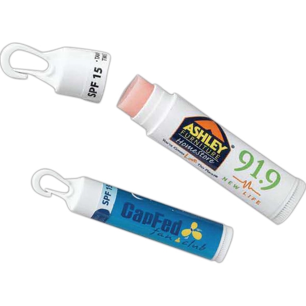 Bubble Gum Lip Balm with Clip SPF 15- USA Made