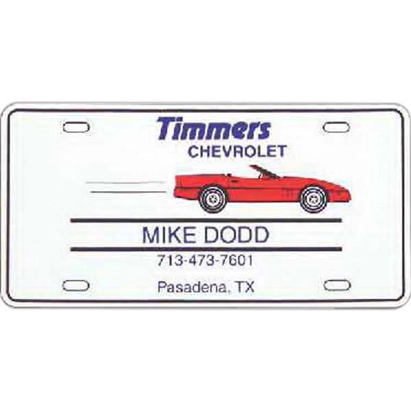 License Plate Magnet