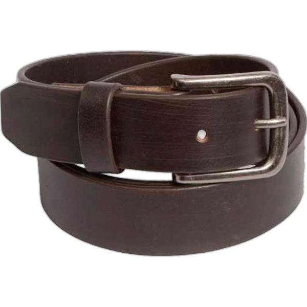 Brushed brown belt