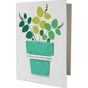 Seed Paper Shape Greeting card