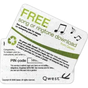 Seed Paper Media Download Card