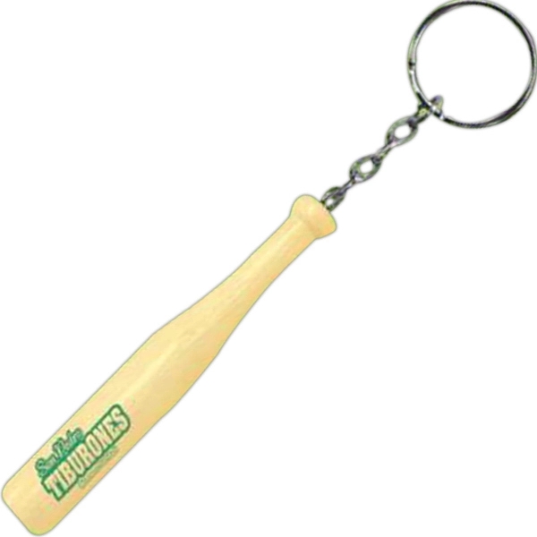 4&quot; Wood Baseball Bat Key Chain