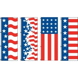 America Forever Unipole Flag Drape