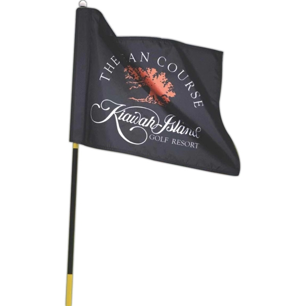 Full Color Golf Pin Flag,