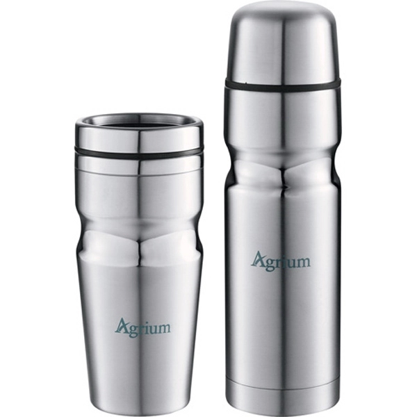 Deco Band Insulated Bottle and Tumbler Gift Set 18 oz