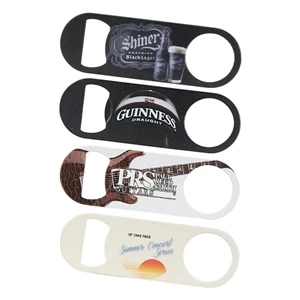 Short Paddle Style 4 Color Process Bottle Opener