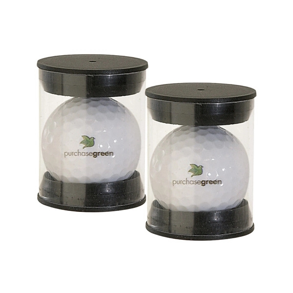 Single Golf Ball Pack w/ 4 Color Process - Image 1