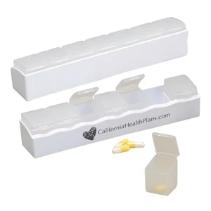 7 Day Organizer Pillbox with Removable Compartments