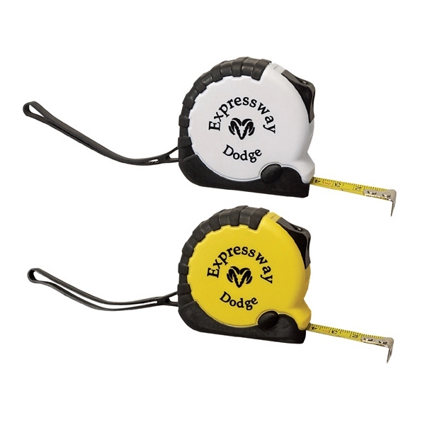 Heavy Duty Tape Measure With Rubber Trim