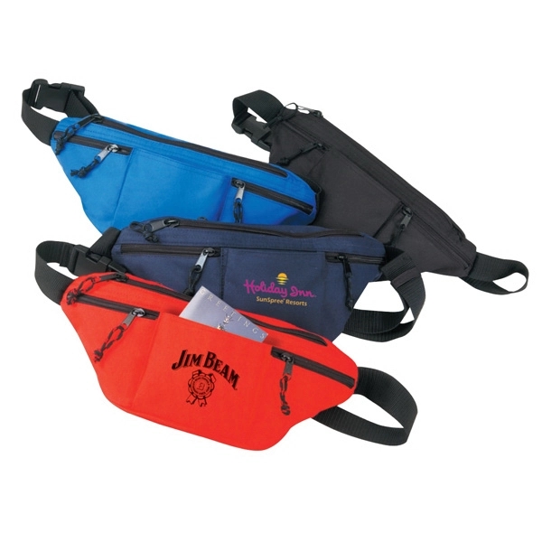 Fanny Pack With 4 Zipper Pockets