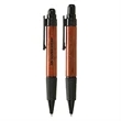 Wood Ballpoint Pen With Rubber Grip