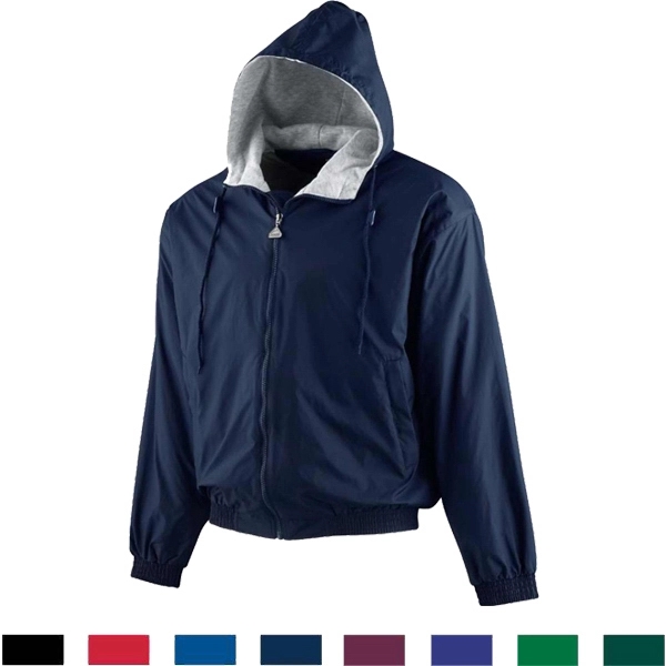 Adult Hooded Taffeta Jacket/Fleece Lined