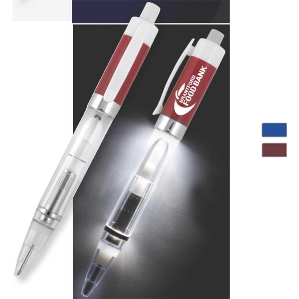 Light Up Pen with White Color LED Light - Image 1