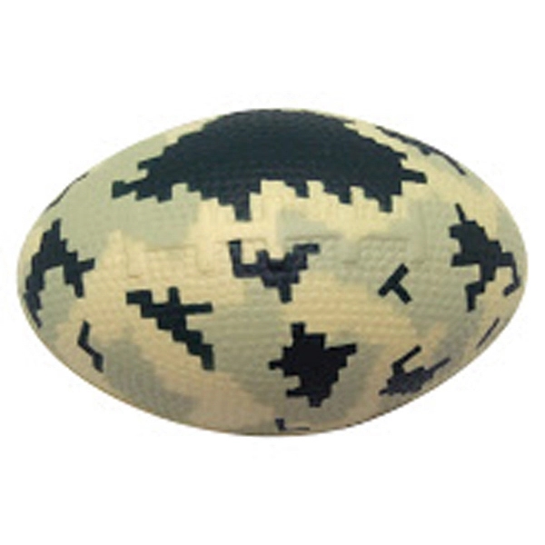 Squeezies® Camo Football Stress Reliever - Image 2