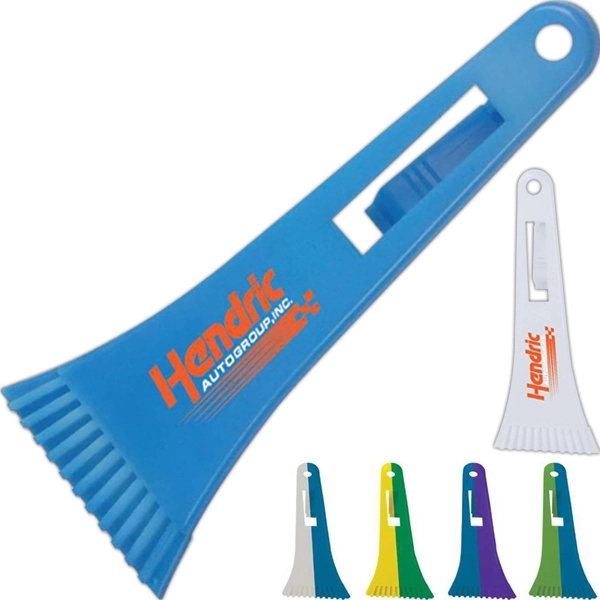 9&quot; Cool Color Change Ice Scrapper with Visor Clip