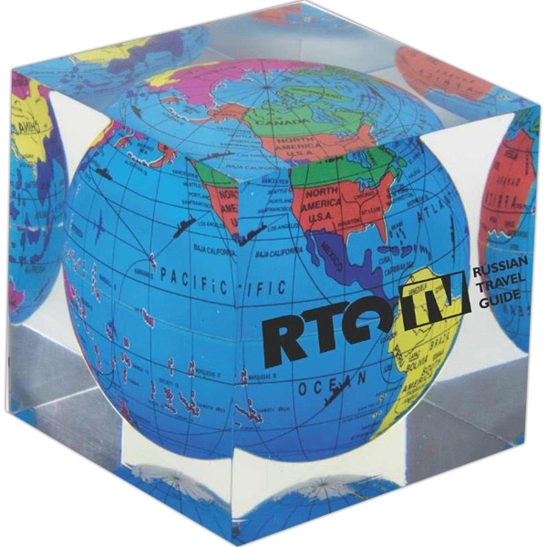 Acrylic Cube Paperweight