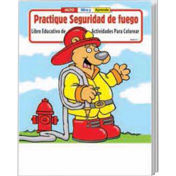 Practice Fire Safety Spanish Coloring and Activity Book - Image 2