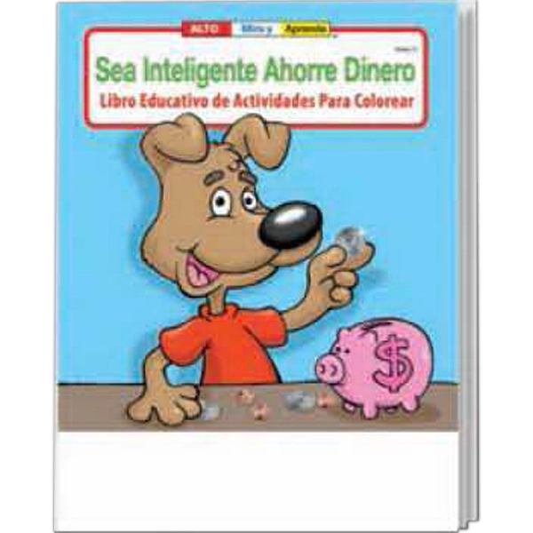 Be Smart, Save Money Spanish Coloring and Activity Book - Image 2