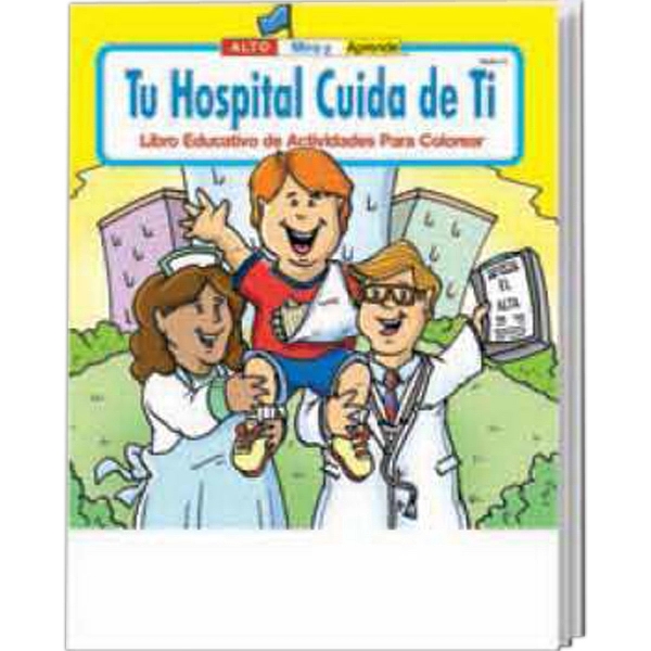 Your Hospital Cares About You Spanish Coloring Activity Book - Image 2