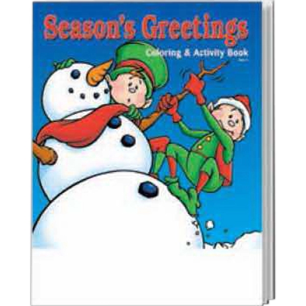 Season's Greetings Coloring and Activity Book - Image 2