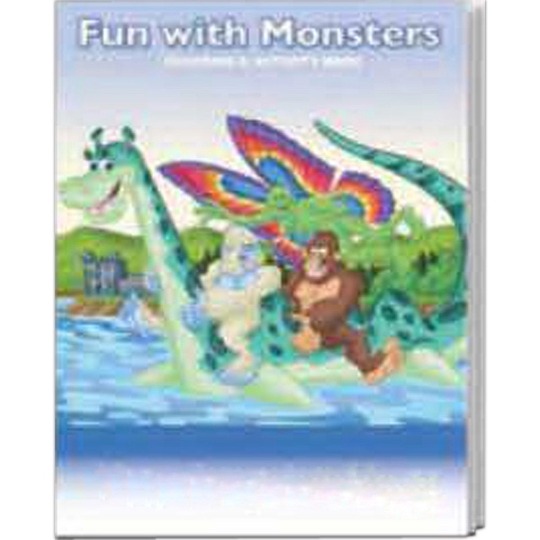 Fun with Monsters Coloring Book Fun Pack - Image 2