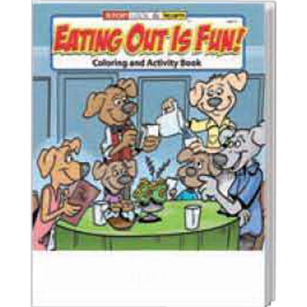 Eating Out Is Fun Coloring and Activity Book Fun Pack - Image 2