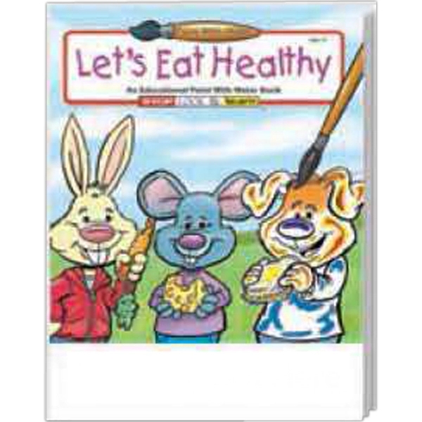 Let's Eat Healthy Paint With Water Book Fun Pack - Image 2