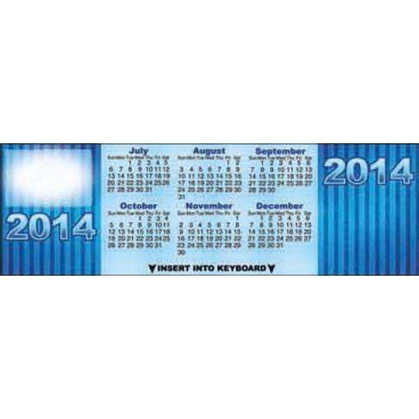 Beautiful Blue Keyboard Calendar - Image 2