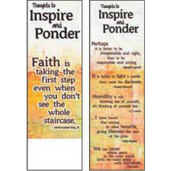 Thoughts to Inspire and Ponder Bookmark - Image 2