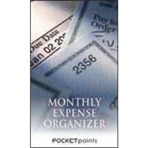 Monthly Expense Organizer Pocket Pamphlet