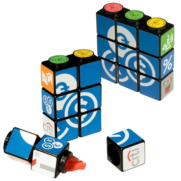 Custom Rubik&apos;s (R) Highlighter Set With Magnets